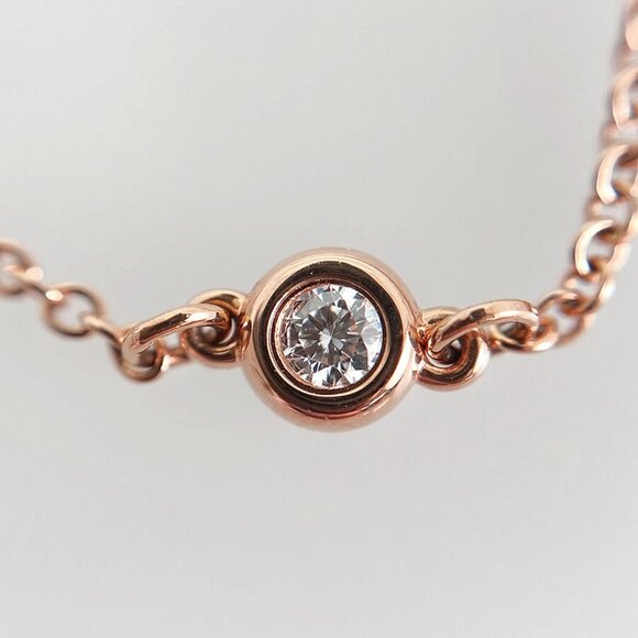 TIFFANY&Co. By The Yard Rose gold diamond Bracelet - Picture 2 of 15